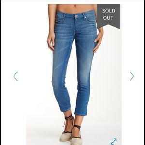 MOTHER The Cropped Looker in Getaway Girl